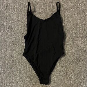 Classic Black One-Piece Swimsuit/Bodysuit